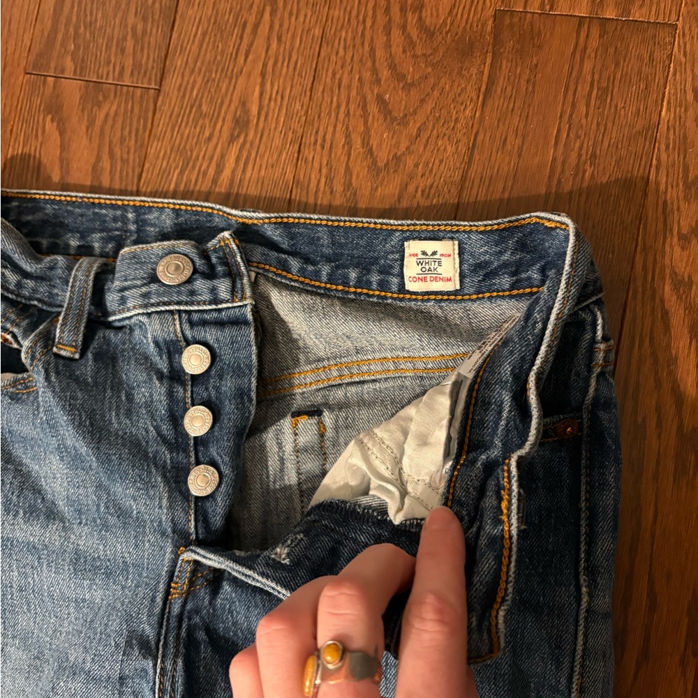 Classic Women's Straight Leg Denim Jeans - Picture 2 of 8